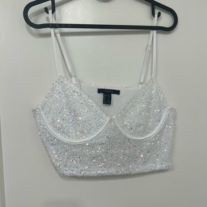 Sparkly bralette top